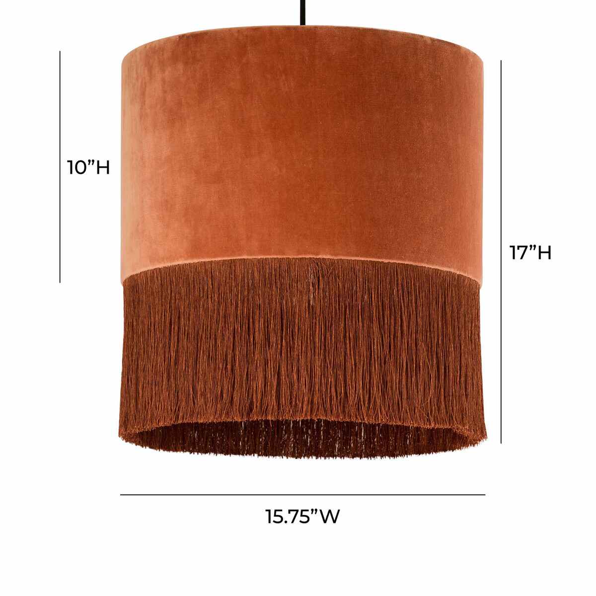 Atolla Brick Tassel Pendant In Houston | BeBoldFurniture 