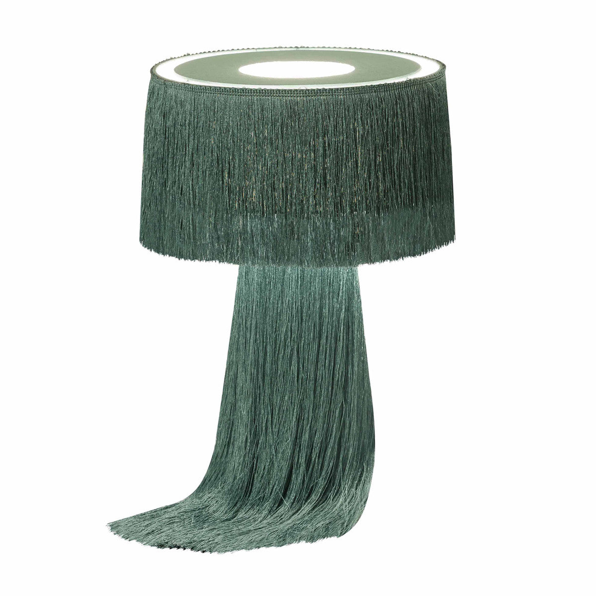 Atolla Emerald Tassel Table Lamp In Houston | BeBoldFurniture