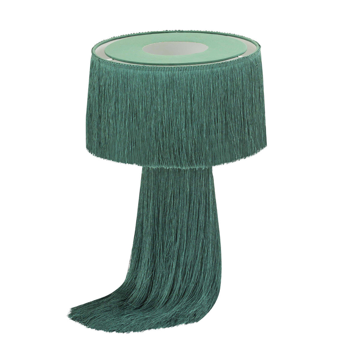 Atolla Emerald Tassel Table Lamp In Houston | BeBoldFurniture