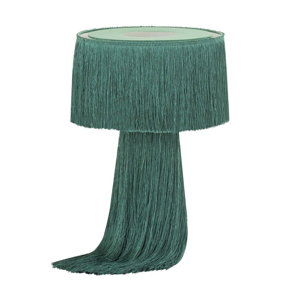 Atolla Emerald Tassel Table Lamp In Houston | BeBoldFurniture