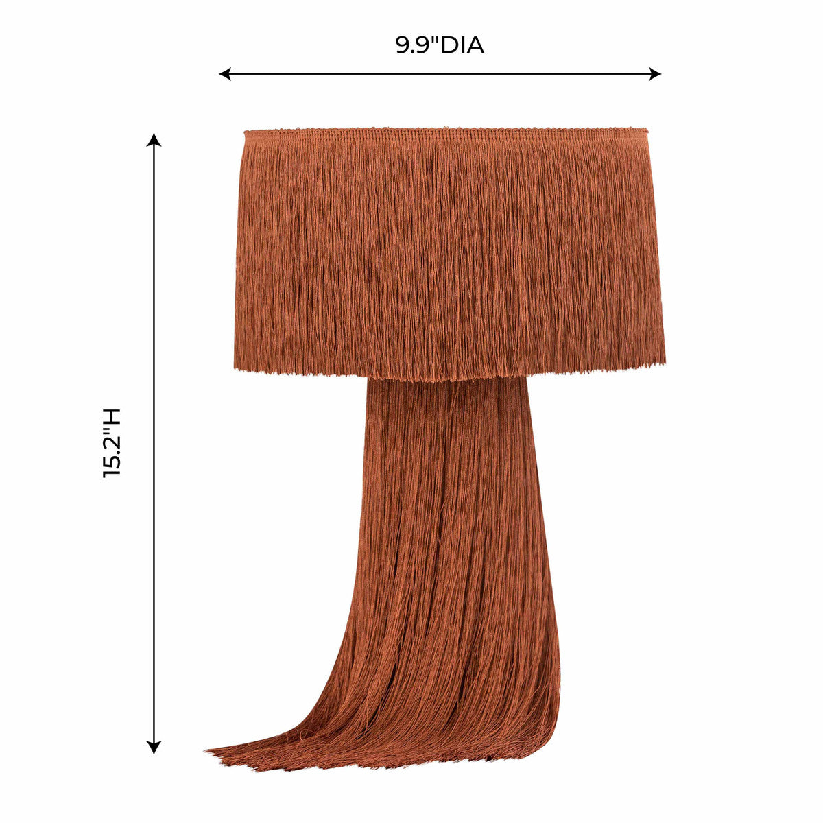 Atolla Brick Tassel Table Lamp In Houston | BeBoldFurniture