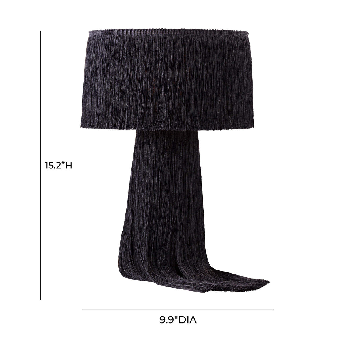 Atolla Black Tassel Table Lamp In Houston | BeBoldFurniture 