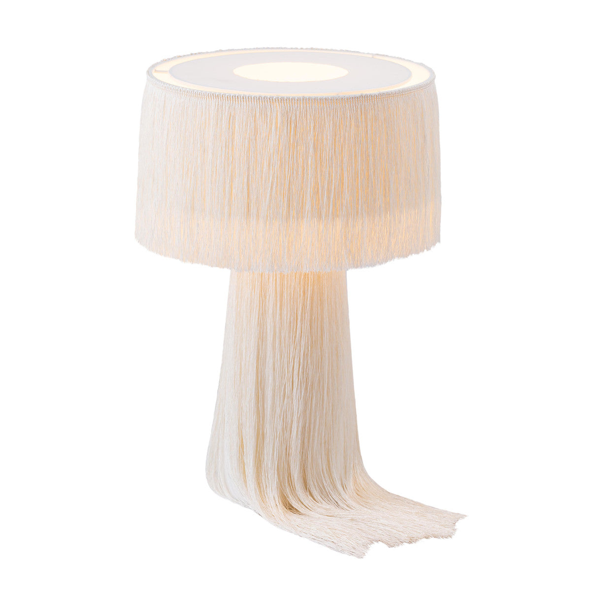 Atolla Cream Tassel Table Lamp In Houston | BeBoldFurniture