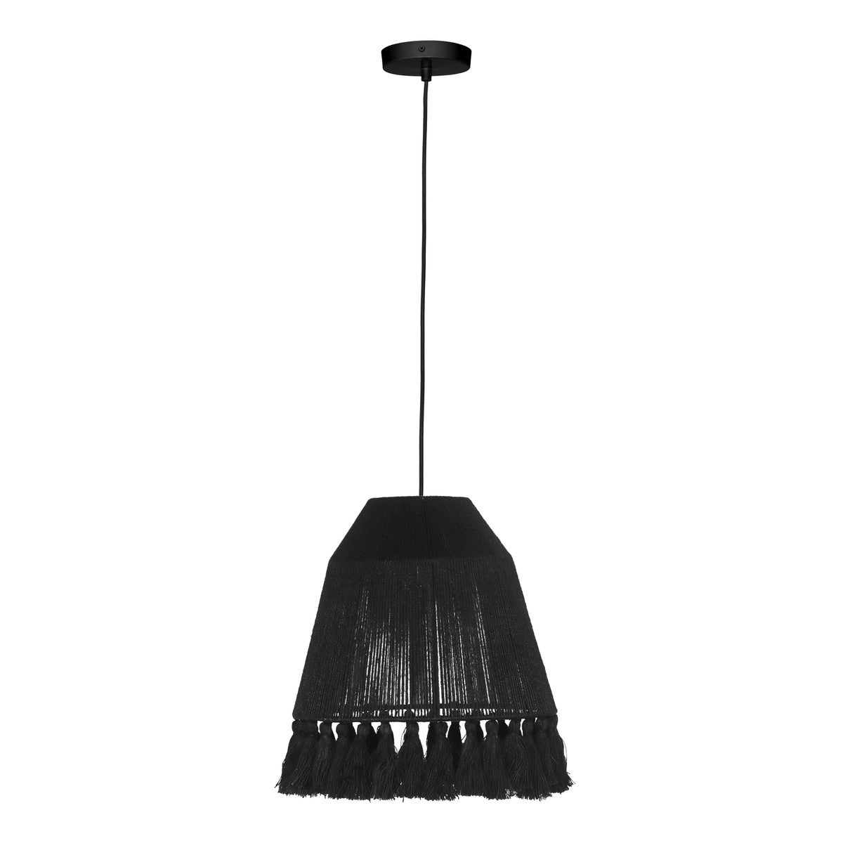 Bokaro Black Jute Pendant Lamp | BeBoldFurniture