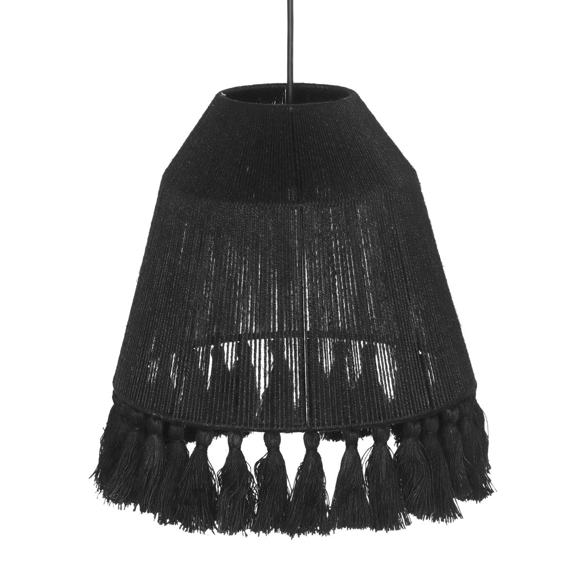 Bokaro Black Jute Pendant Lamp | BeBoldFurniture