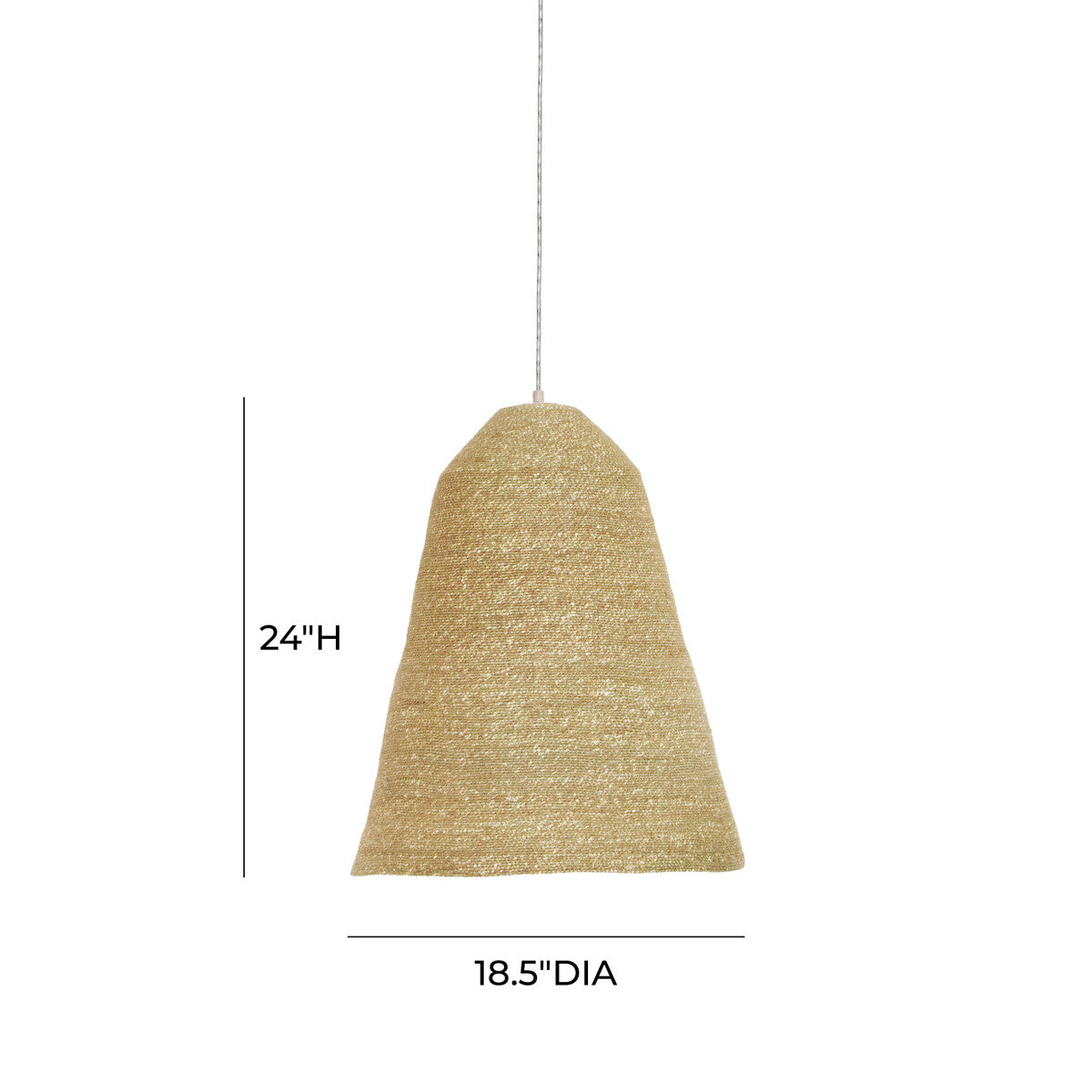 Aylin Natural Grass Pendant Lamp In Houston | BeBoldFurniture 