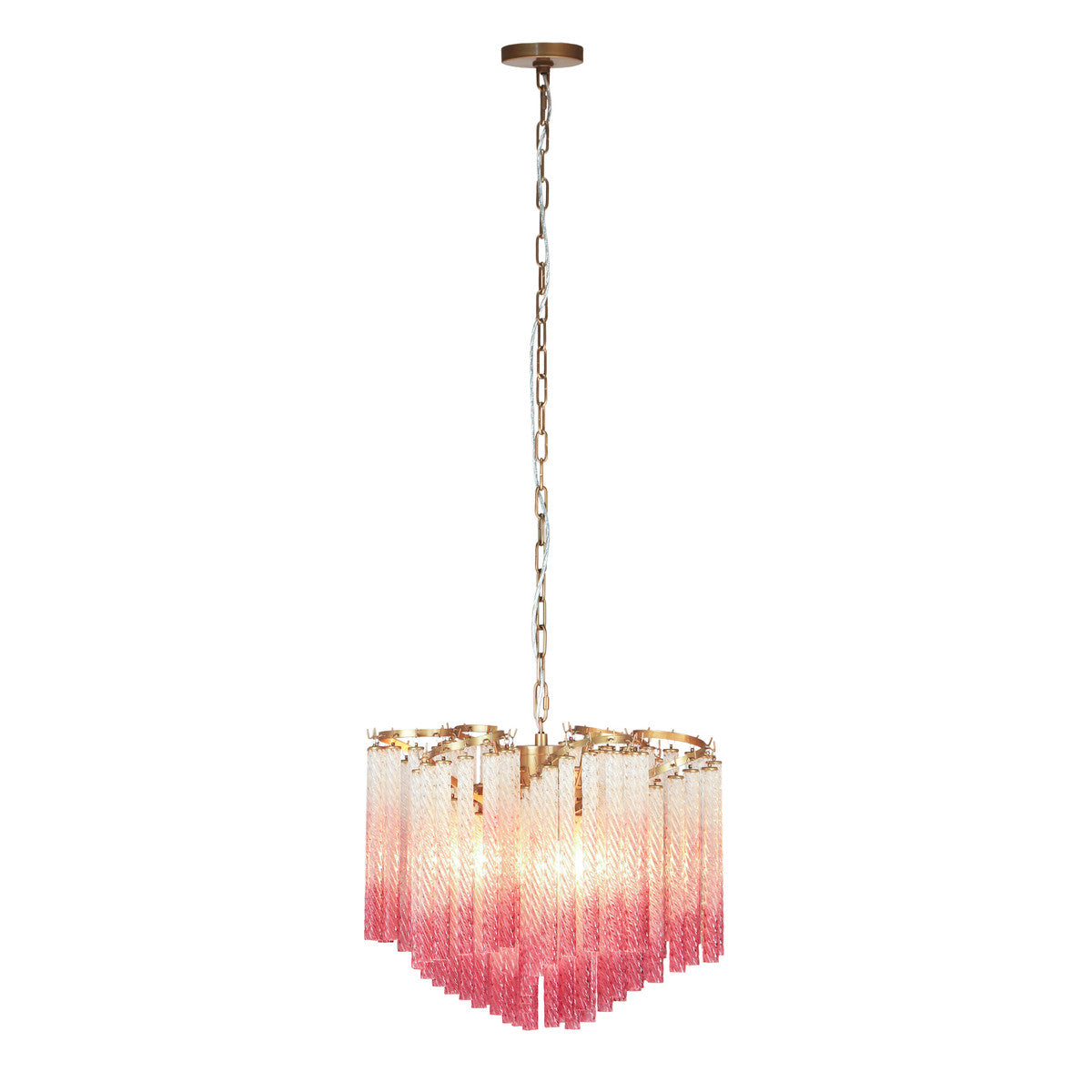 Ananya Ombre Glass Chandelier In Houston | BeBoldFurniture 