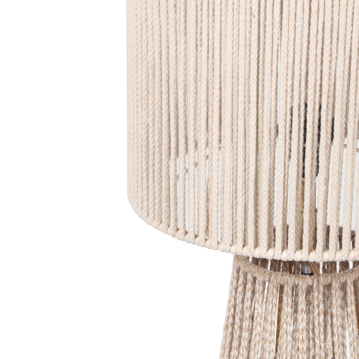 Beam Cream Natural Jute Floor Lamp In Houston | BeBoldFurniture 