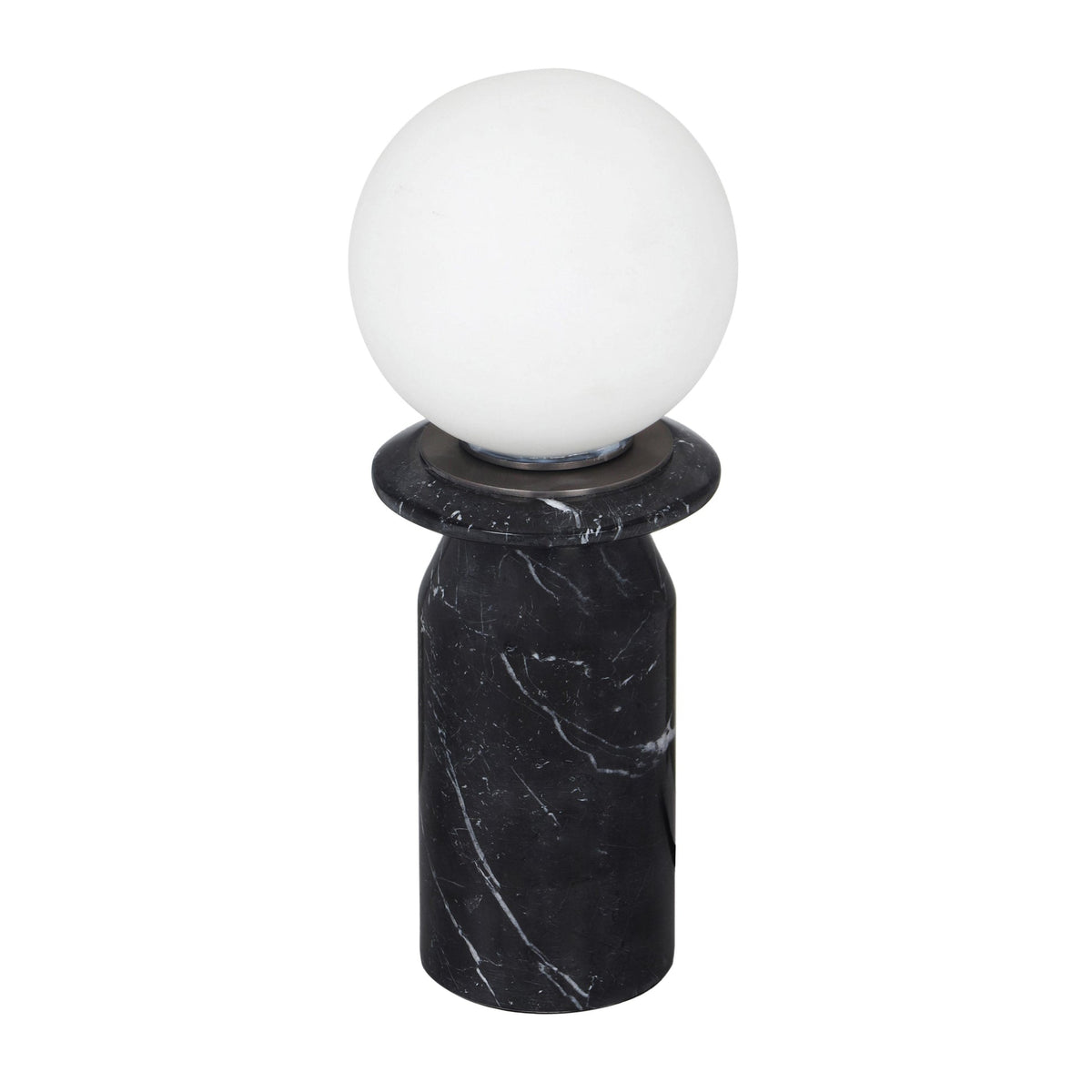 Globe Onyx Black Marble Lamp | BeBoldFurniture