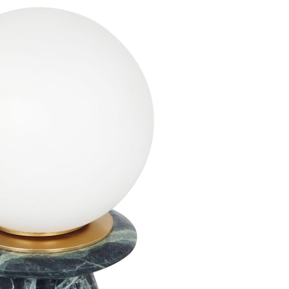 Globe Malachite Green Marble Lamp | BeBoldFurniture