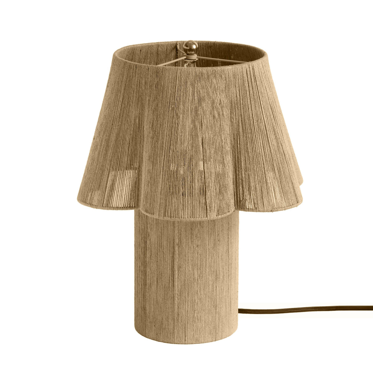 Corrine Natural Jute Table Lamp | BeBoldFurniture