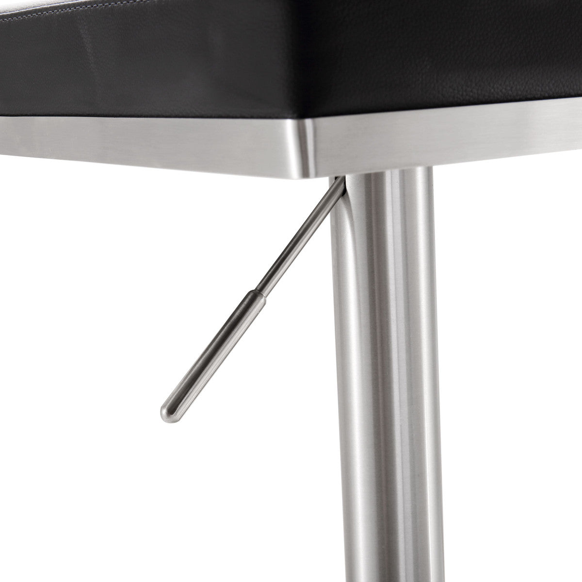 Bari Black Steel Adjustable Barstool In Houston | BeBoldFurniture 