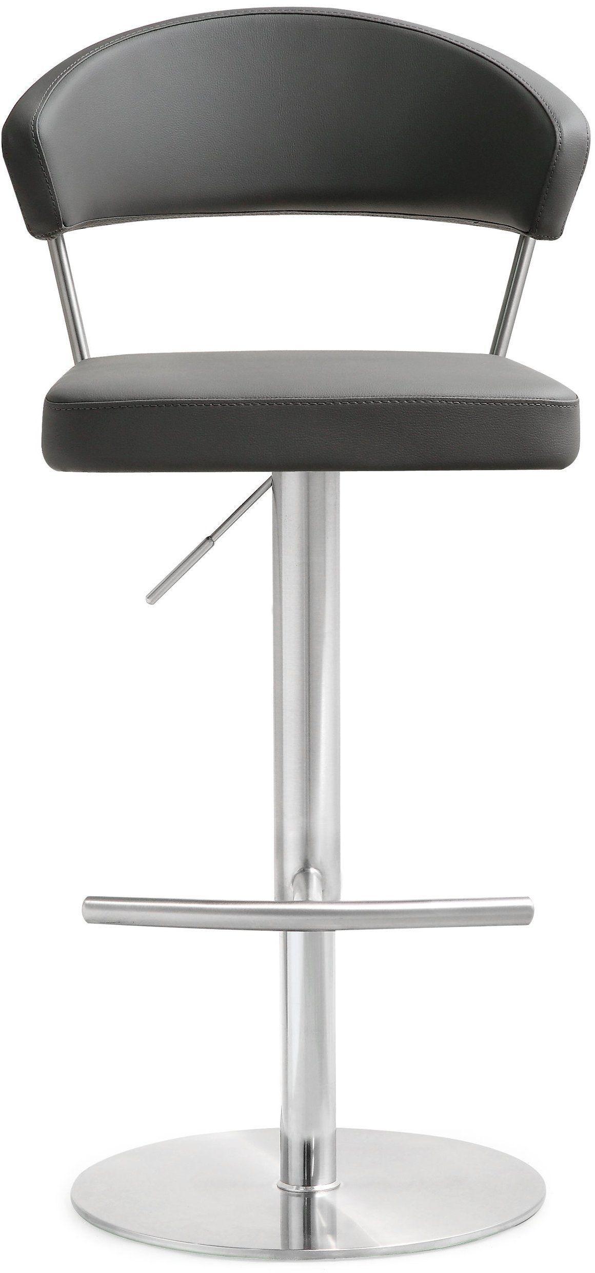 Cosmo Black Stainless Steel Barstool | BeBoldFurniture