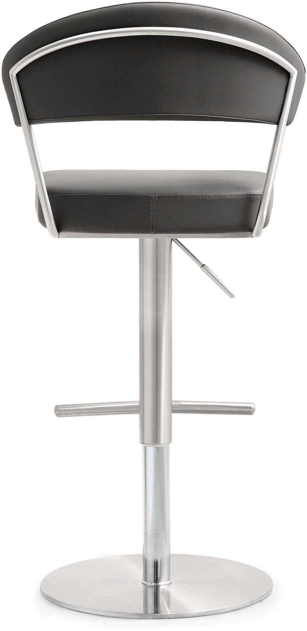 Cosmo Black Stainless Steel Barstool | BeBoldFurniture