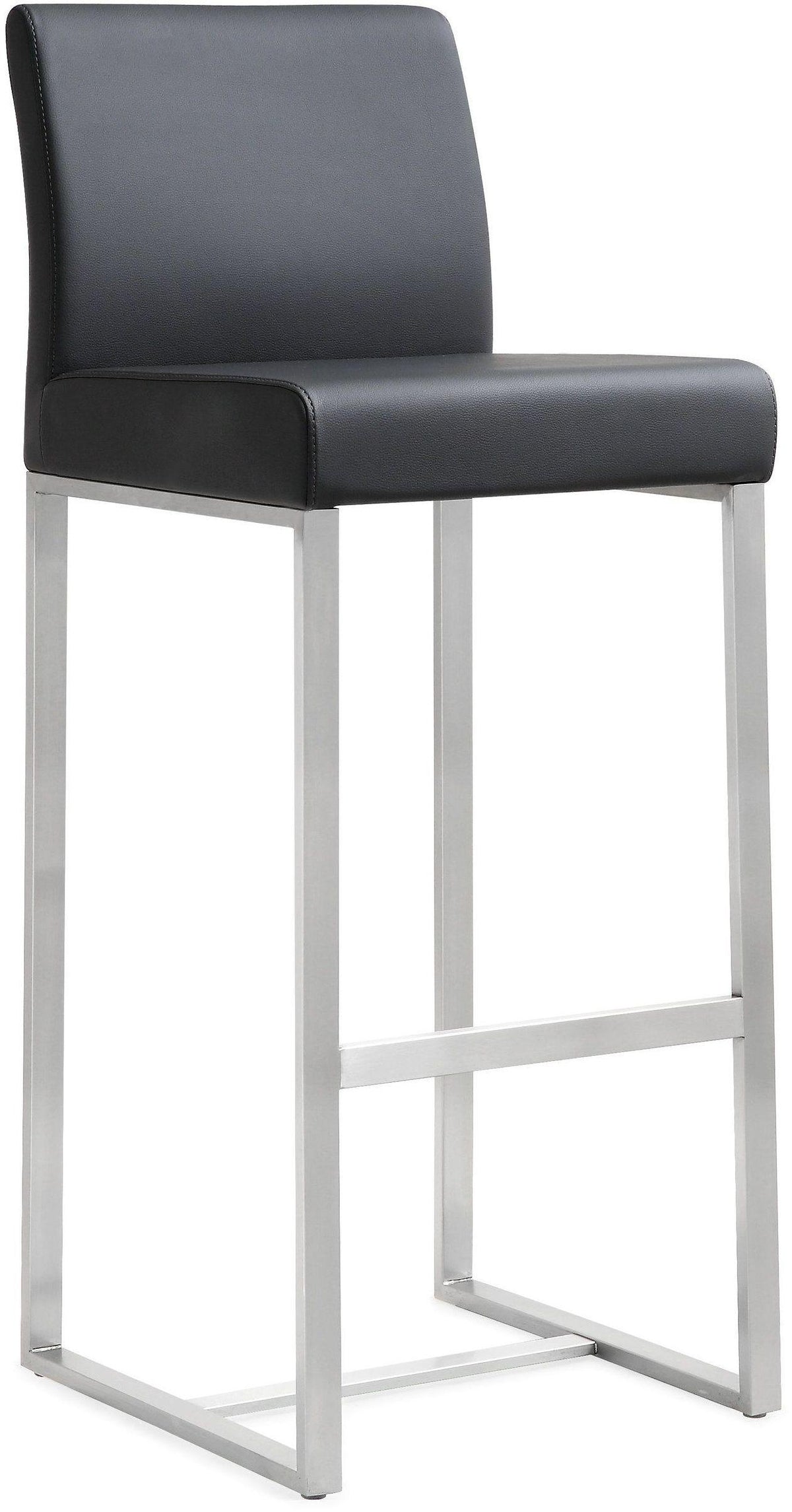 Denmark Black Stainless Steel Barstool (Set of 2) | BeBoldFurniture