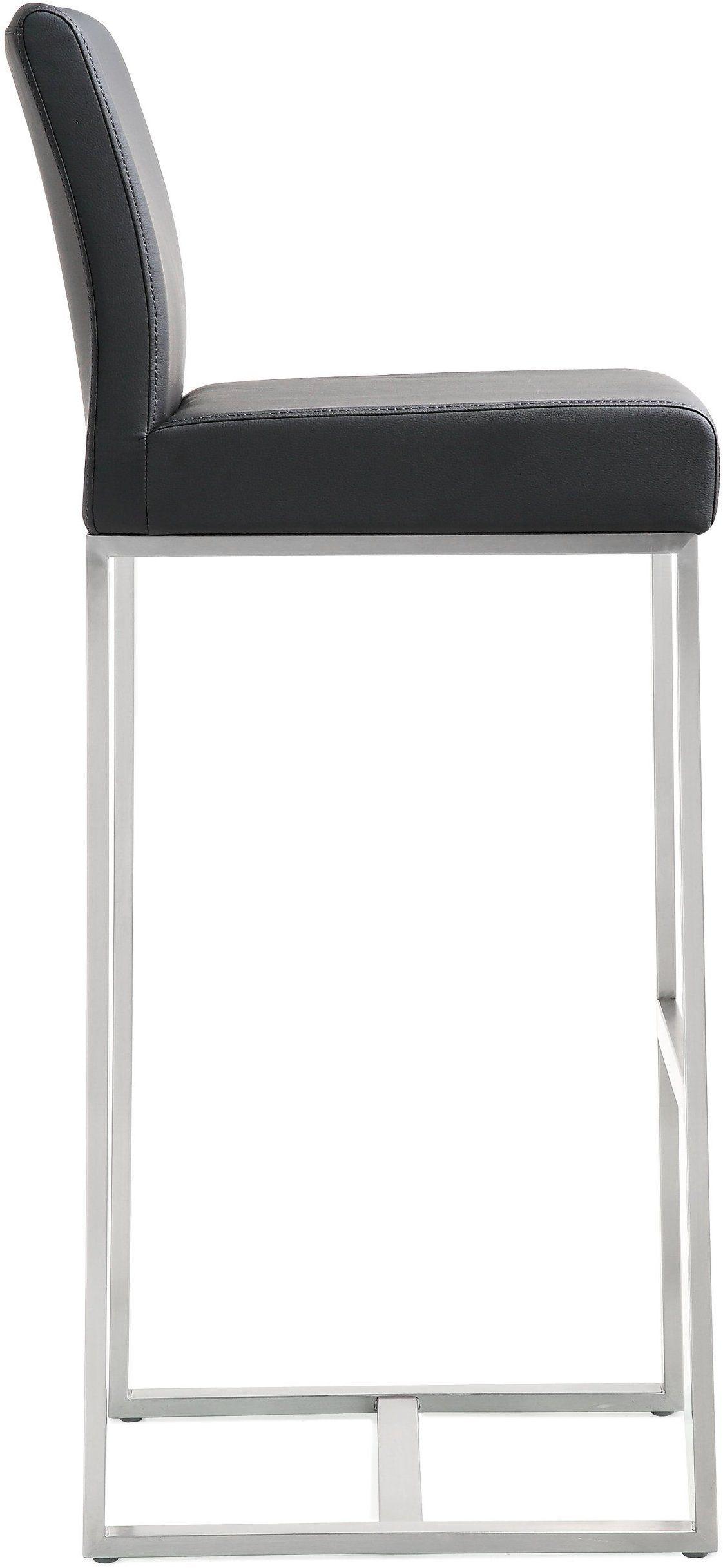 Denmark Black Stainless Steel Barstool (Set of 2) | BeBoldFurniture