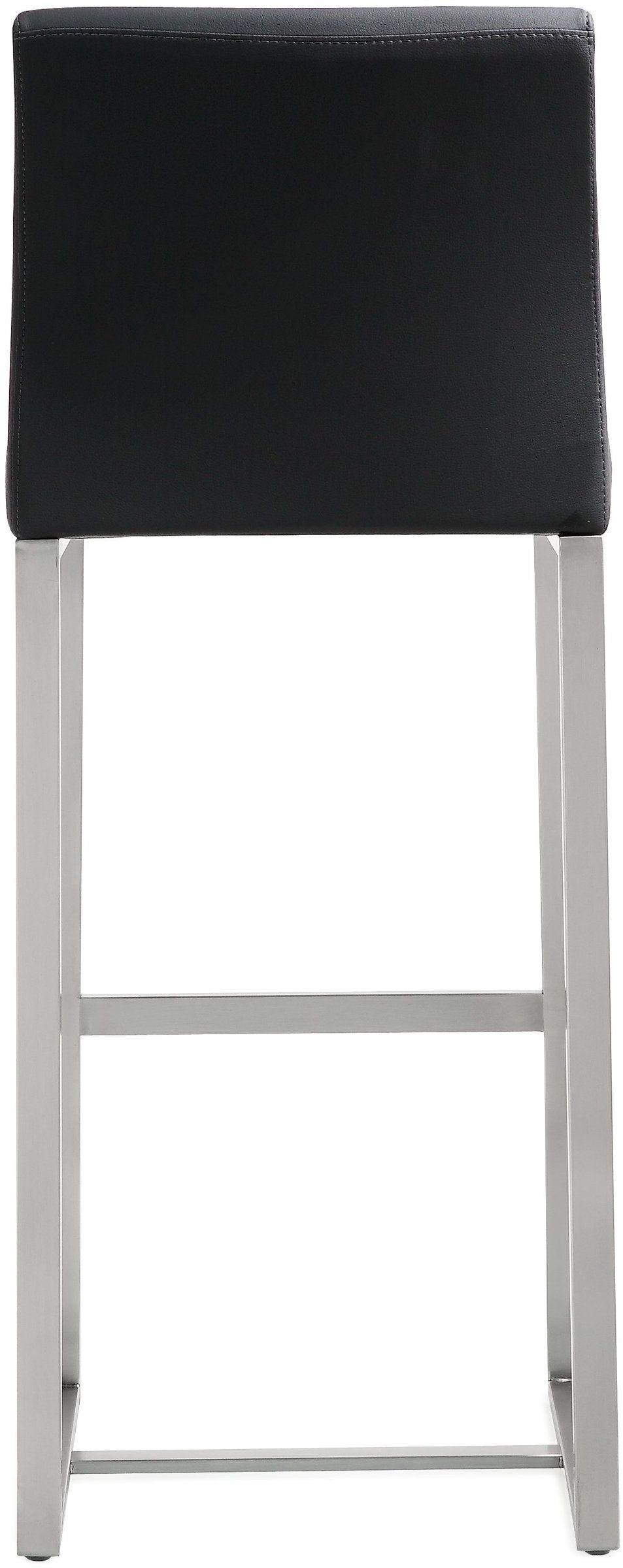 Denmark Black Stainless Steel Barstool (Set of 2) | BeBoldFurniture