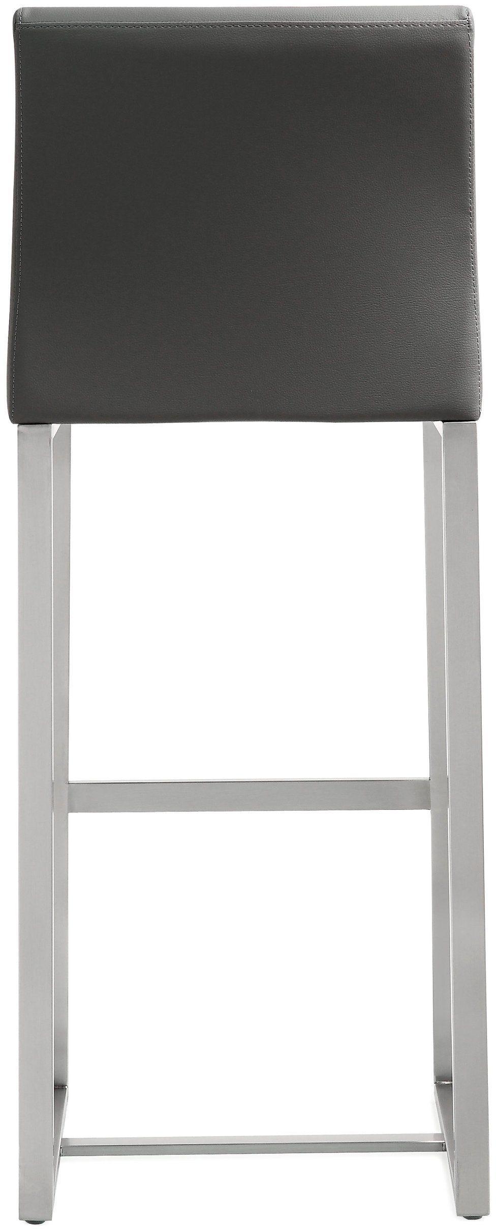 Denmark Grey Stainless Steel Barstool (Set of 2) | BeBoldFurniture