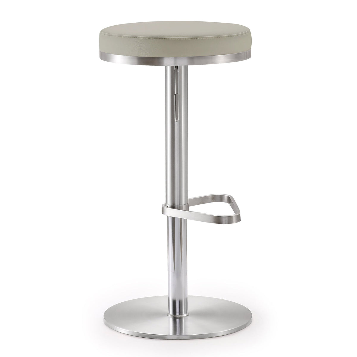 Fano Light Grey Stainless Steel Barstool | BeBoldFurniture