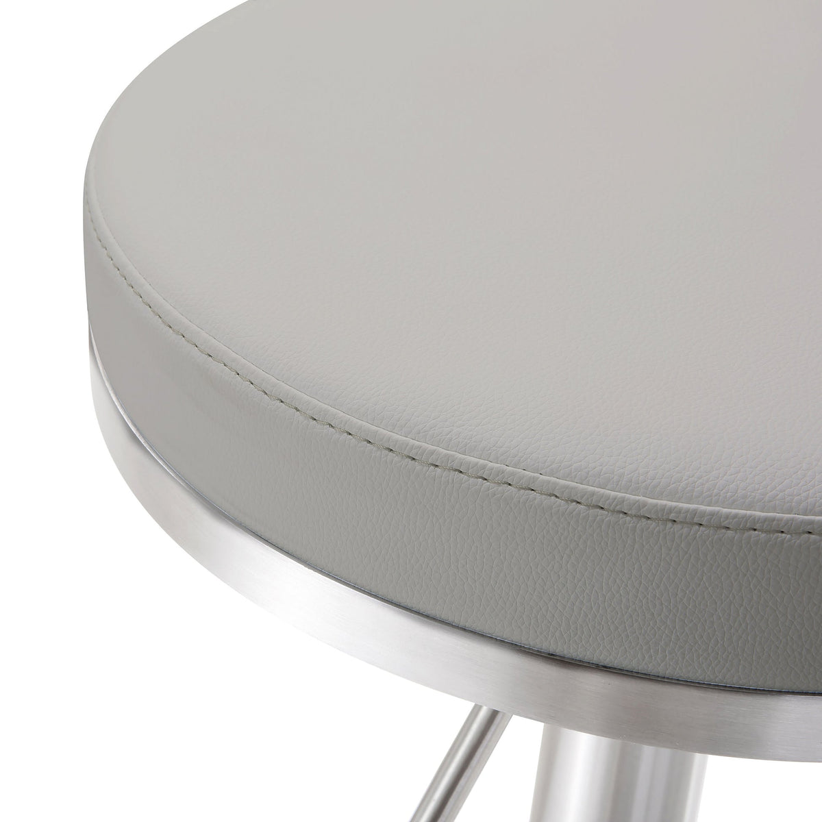 Fano Light Grey Stainless Steel Barstool | BeBoldFurniture