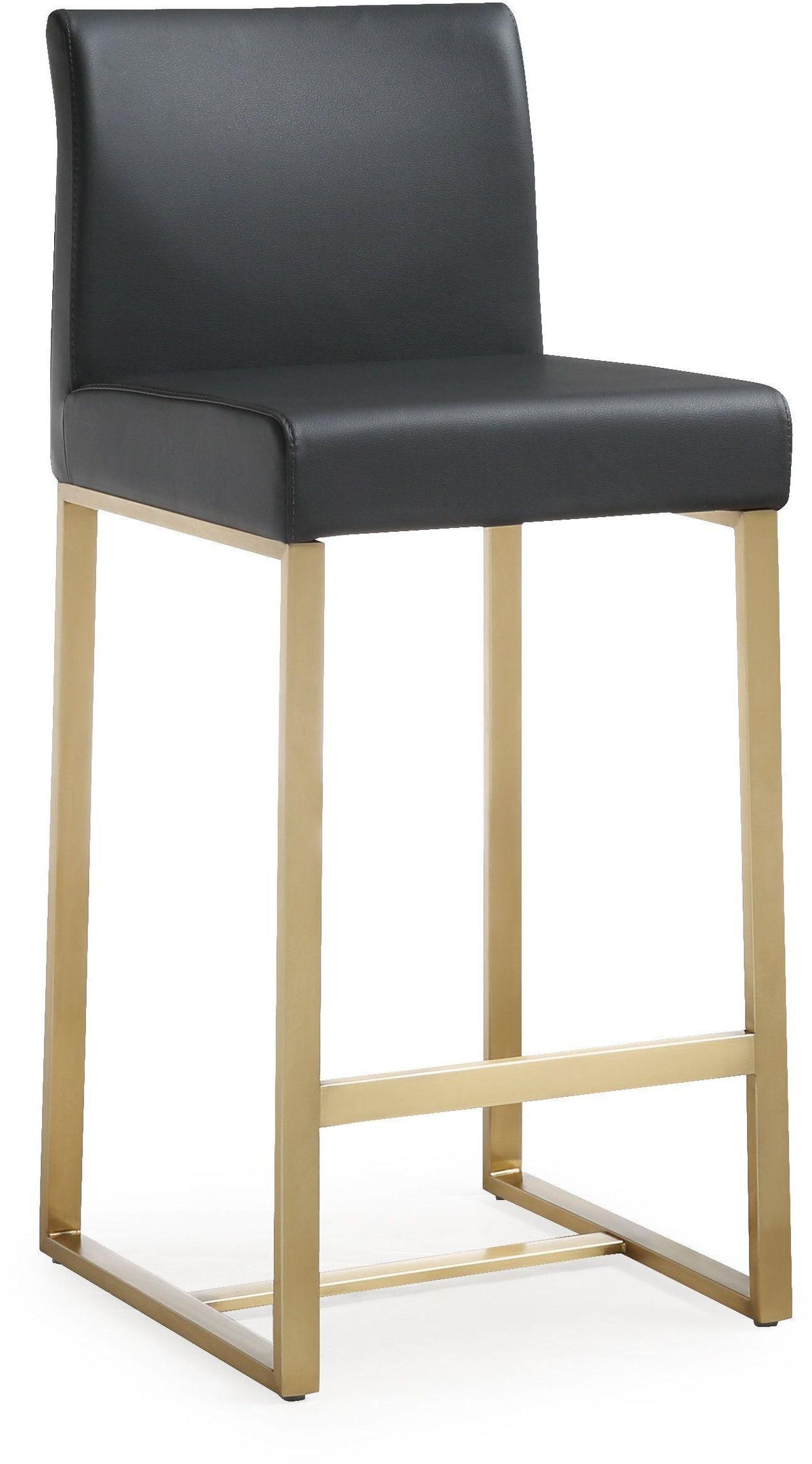 Denmark Black Gold Steel Counter Stool (Set of 2) | BeBoldFurniture