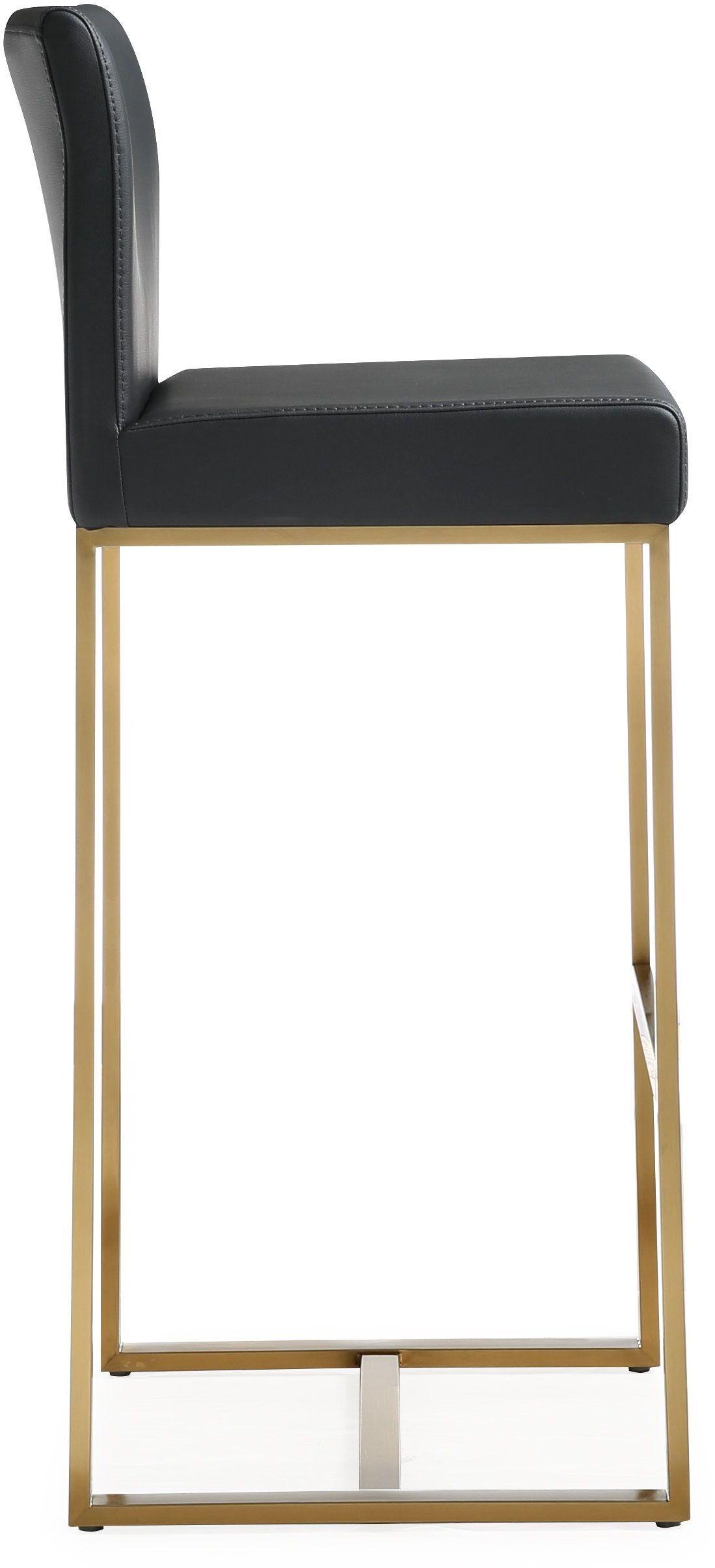 Denmark Black Gold Steel Barstool (Set of 2) | BeBoldFurniture