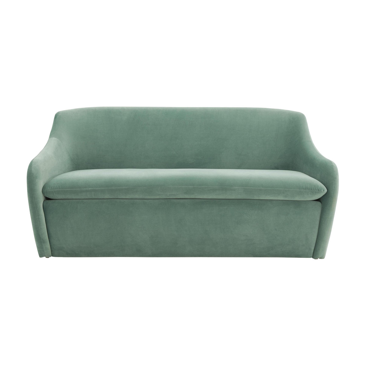 Cellia Frost Blue Velvet Loveseat | BeBoldFurniture