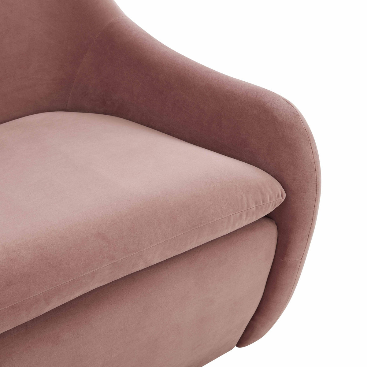 Cellia Mauve Velvet Loveseat | BeBoldFurniture