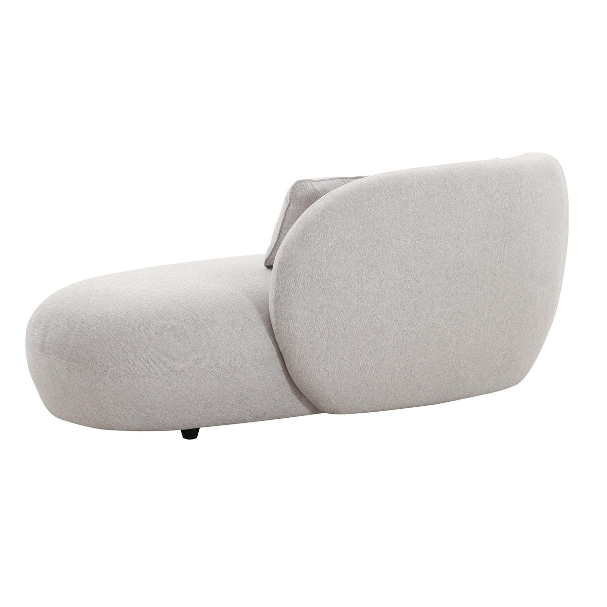 Galet Grey Velvet Chaise | BeBoldFurniture