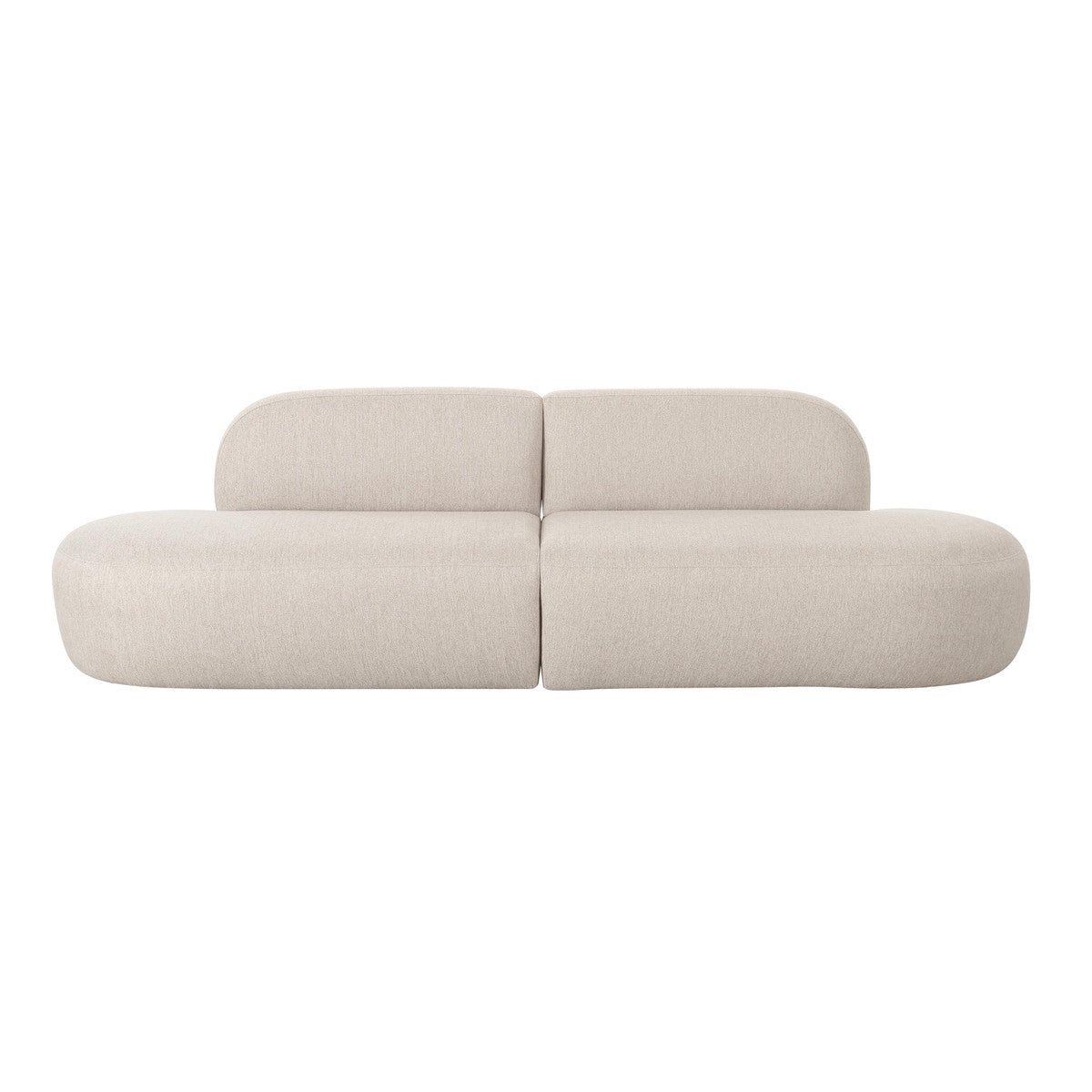 Broohah Beige Linen Sofa | BeBoldFurniture