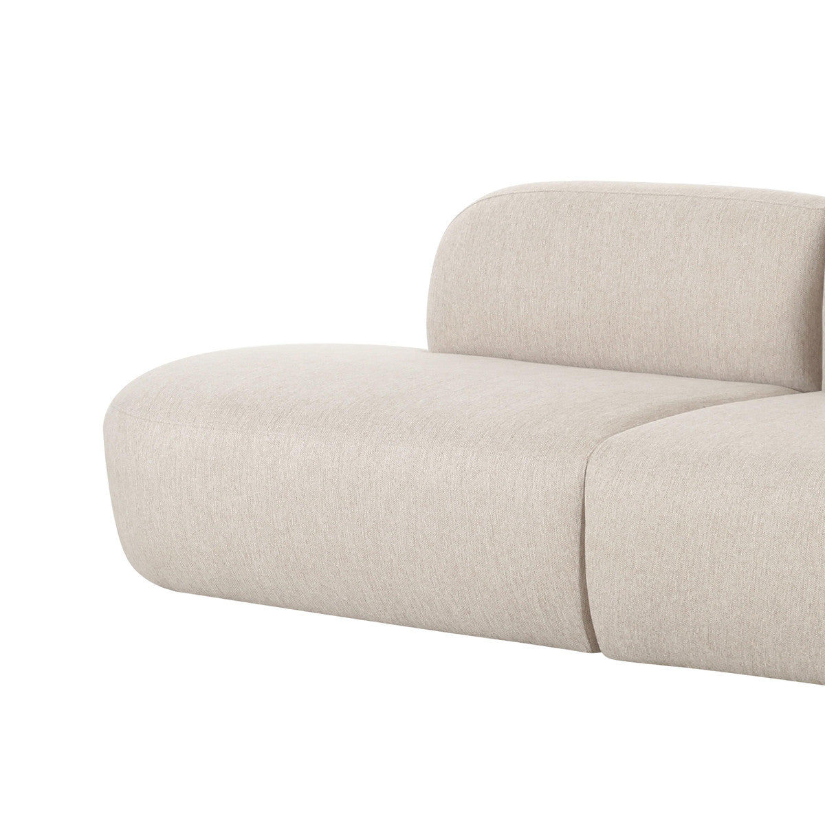 Broohah Beige Linen Sofa | BeBoldFurniture