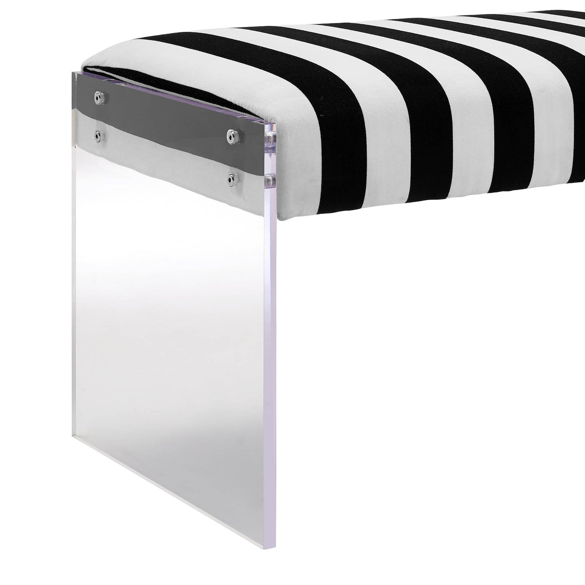 Envy Paris Velvet/Acrylic Bench | BeBoldFurniture