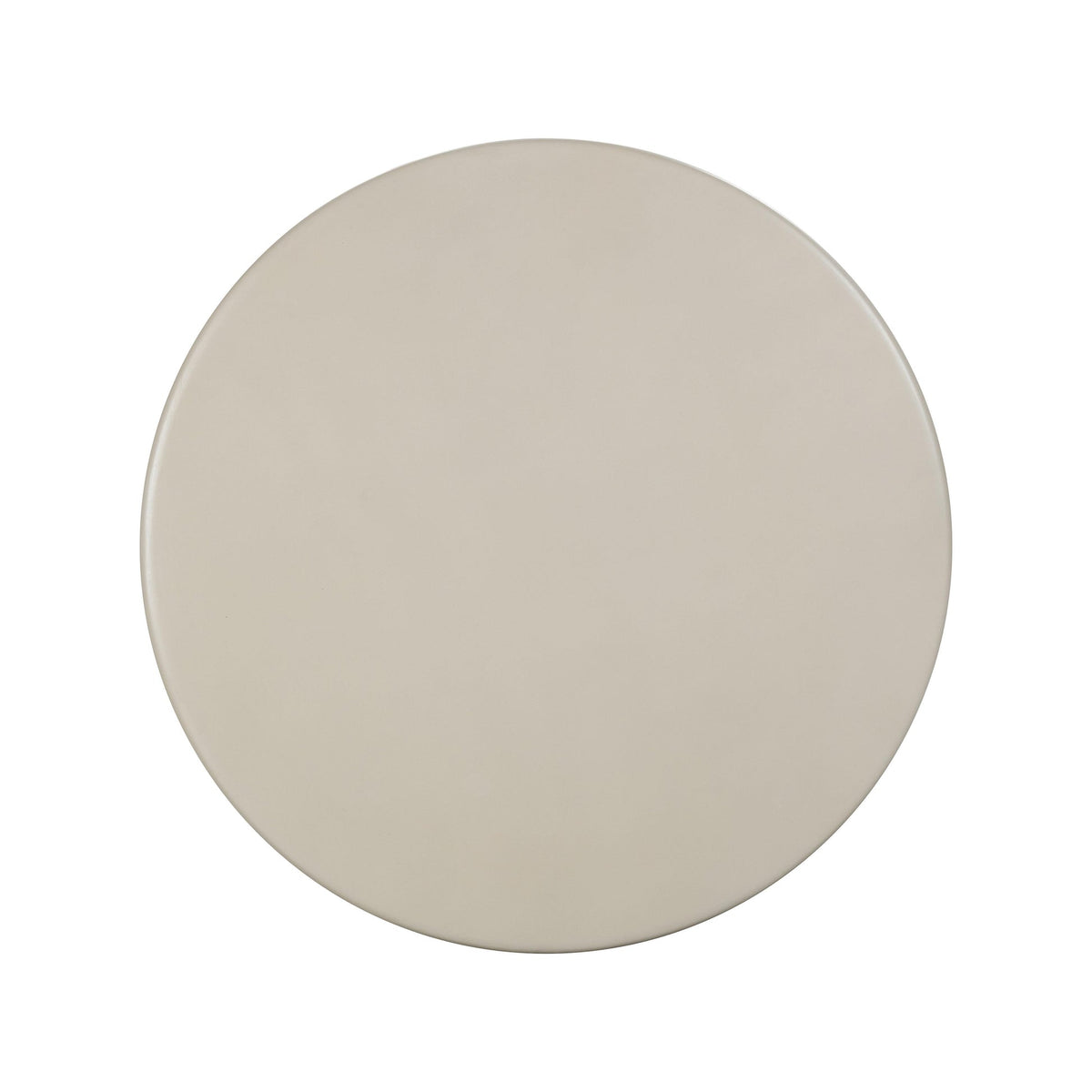 Fern Beige Textured Faux Plaster Concrete Indoor / Outdoor Round Dining Table | BeBoldFurniture