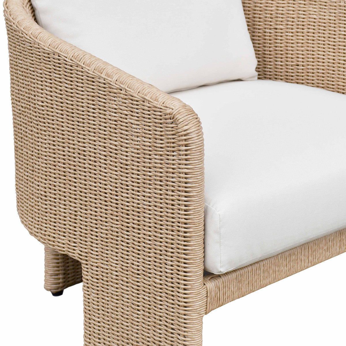 Alexa Cream Outdoor Armchair In Houston | BeBoldFurniture 