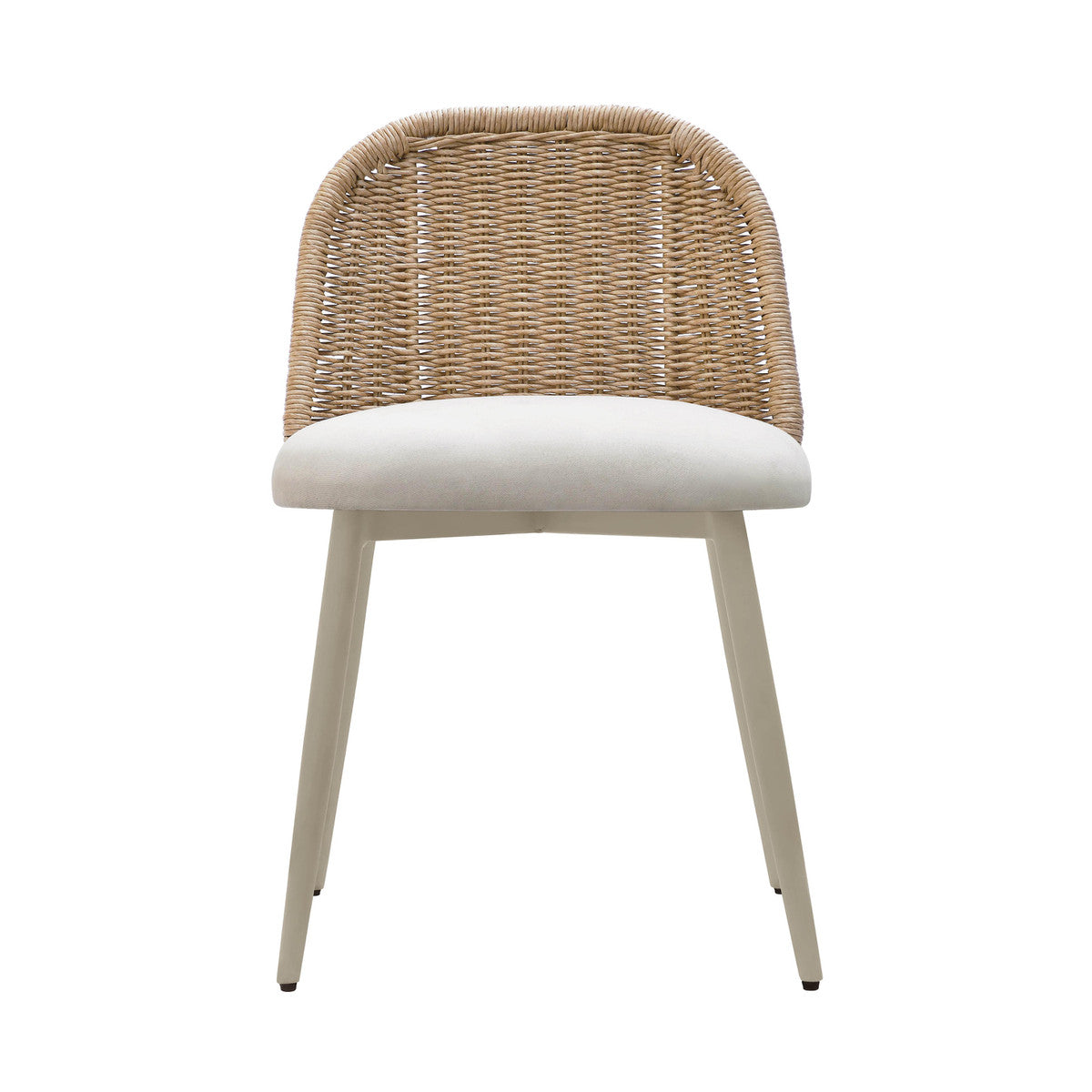 Alexa Cream Outdoor Dining Chair In Houston | BeBoldFurniture 