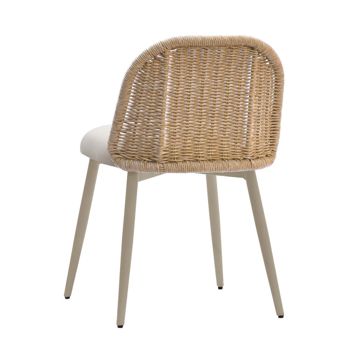 Alexa Cream Outdoor Dining Chair In Houston | BeBoldFurniture 