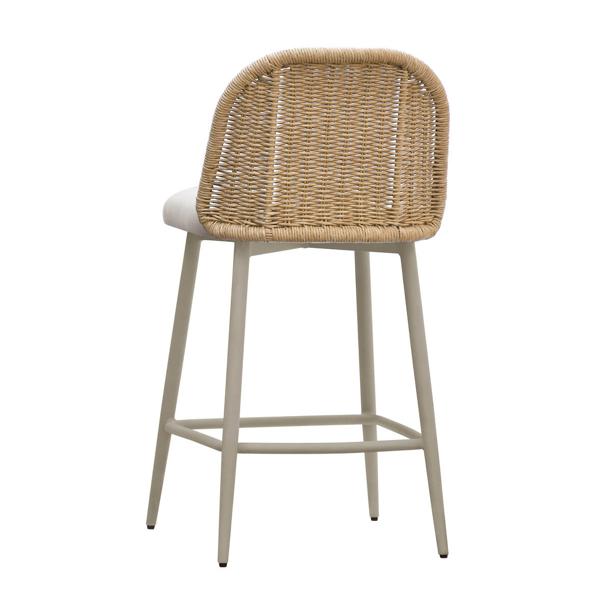 Alexa Cream Outdoor Counter Stool In Houston | BeBoldFurniture 