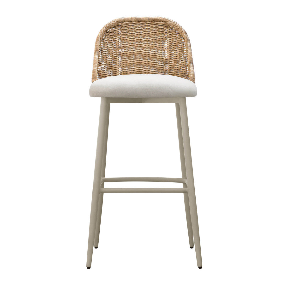 Alexa Cream Outdoor Barstool In Houston | BeBoldFurniture 