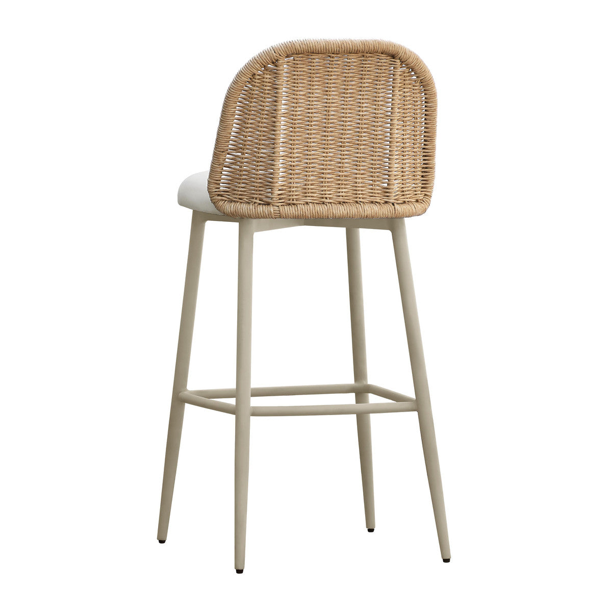 Alexa Cream Outdoor Barstool In Houston | BeBoldFurniture 