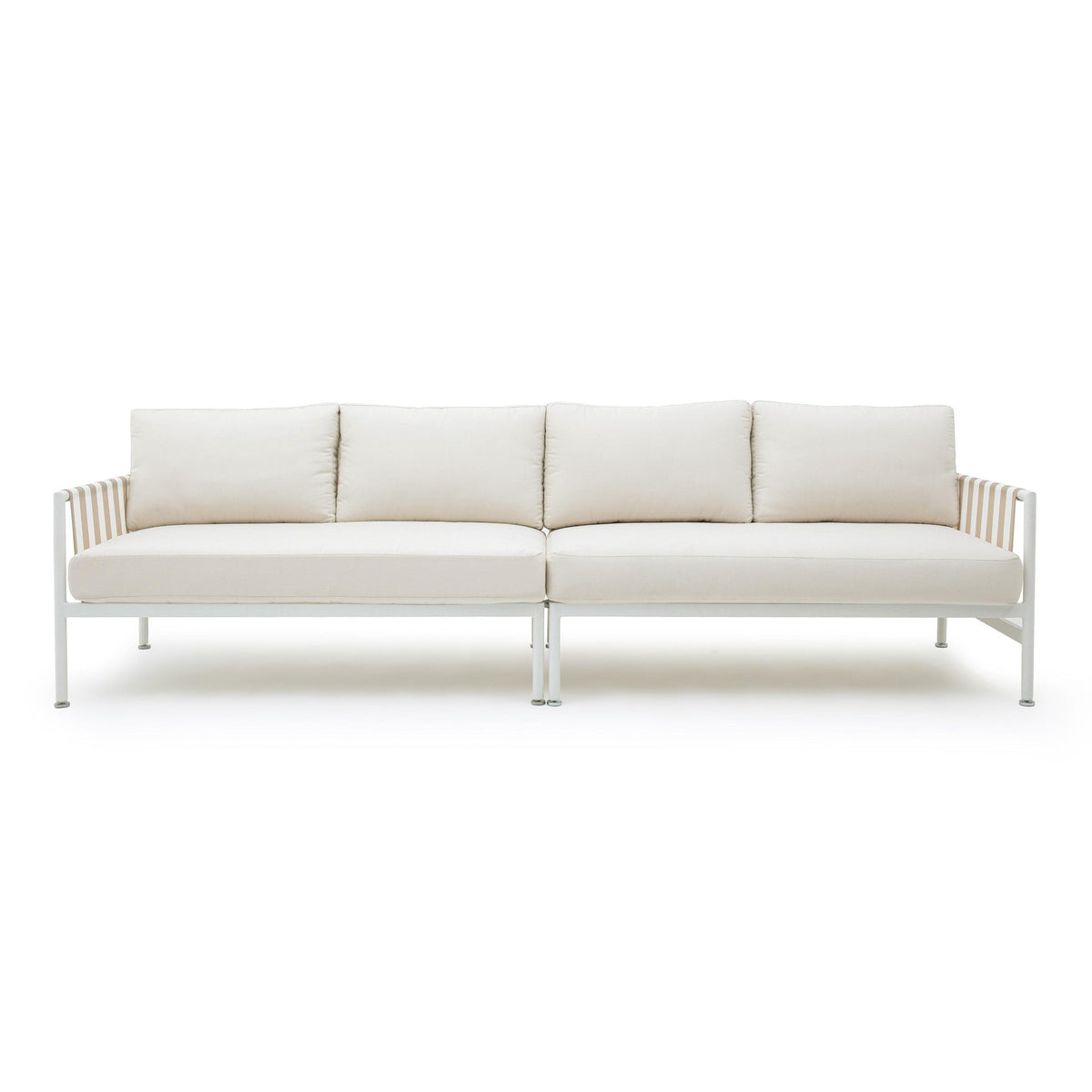 Dunes Cream Outdoor 110" Sofa | BeBoldFurniture