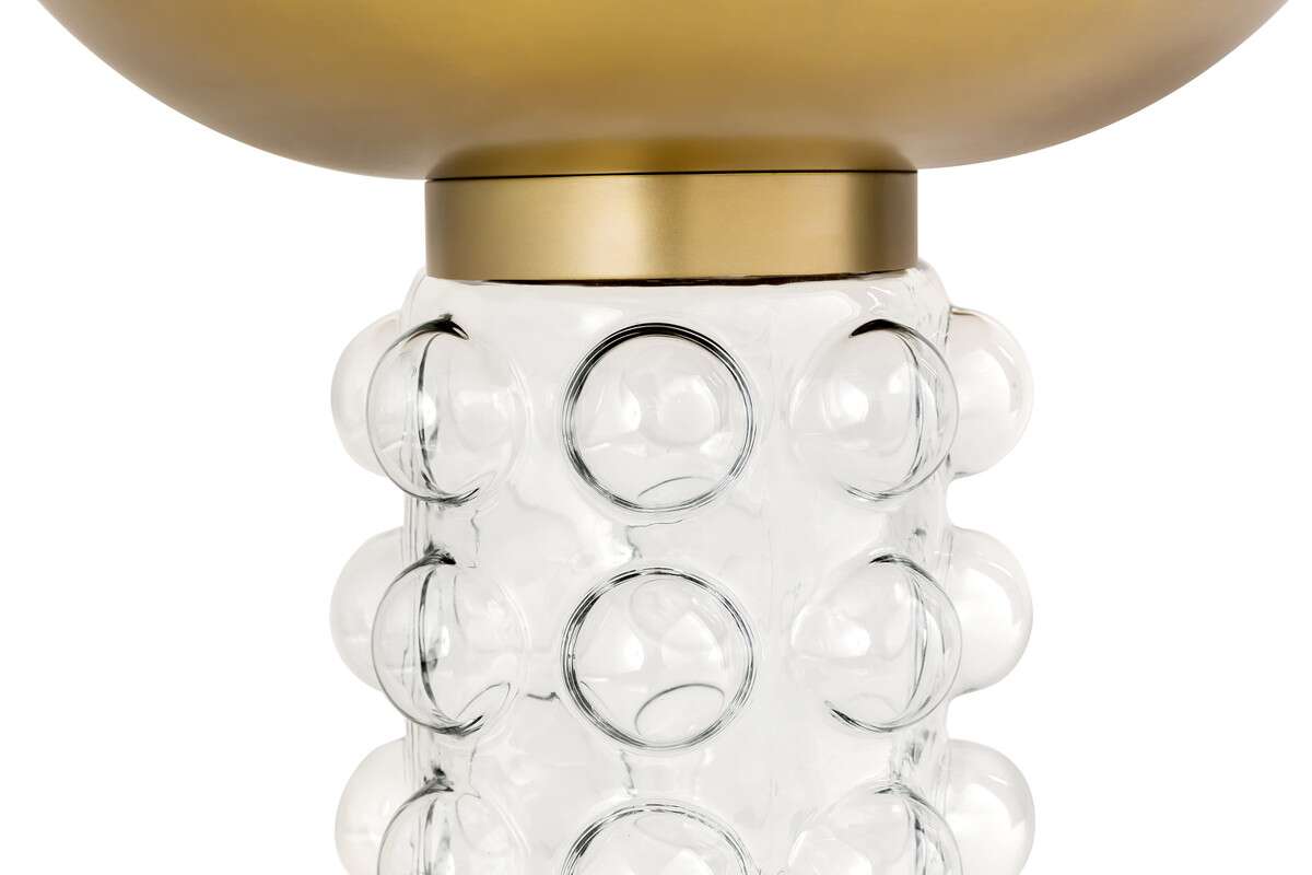 Bubble Glass/Brass Side Table | BeBoldFurniture