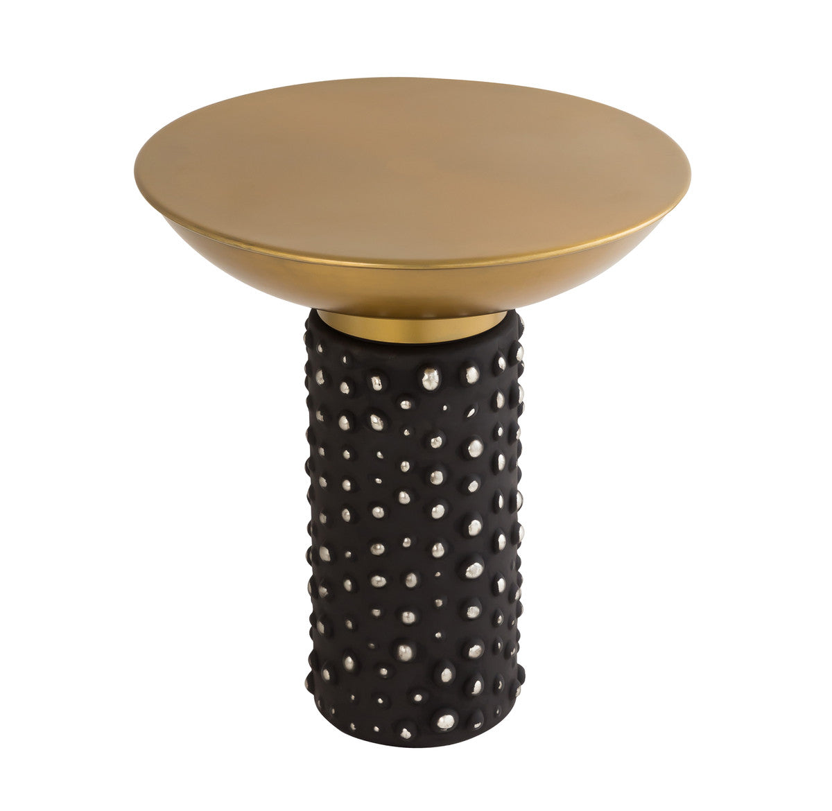 Blaze Glass/Brass Side Table | BeBoldFurniture