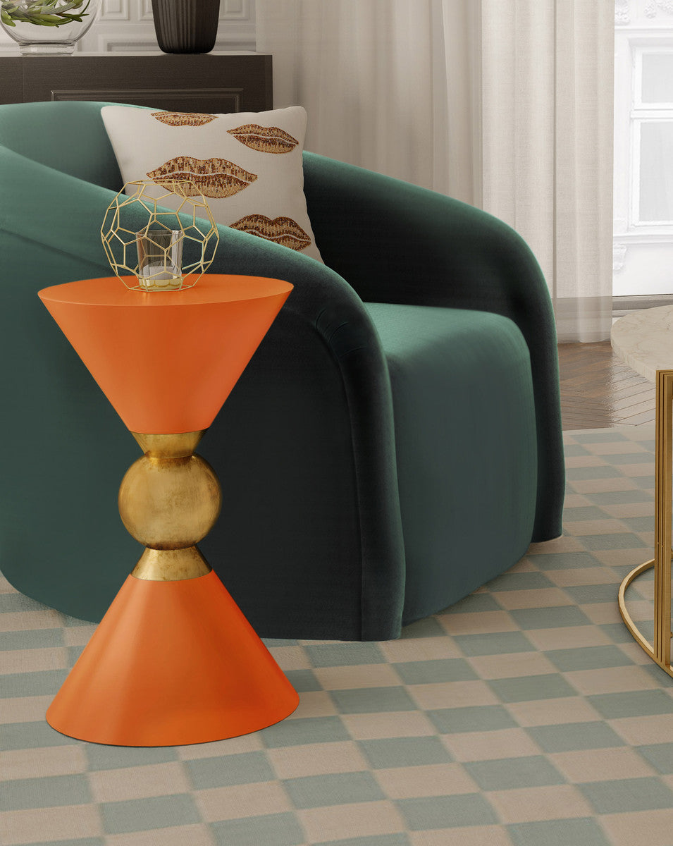 Balhi Orange Side Table In Houston | BeBoldFurniture 