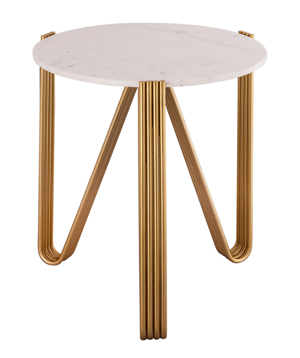 Aya Marble Side Table By Inspire Me In Houston | BeBoldFurniture 