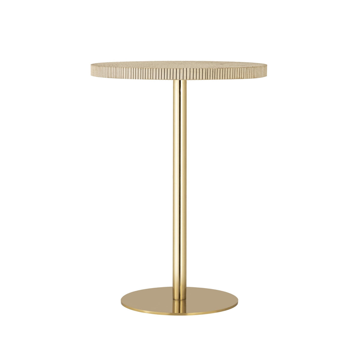 Fiona Gold Stone Side Table | BeBoldFurniture