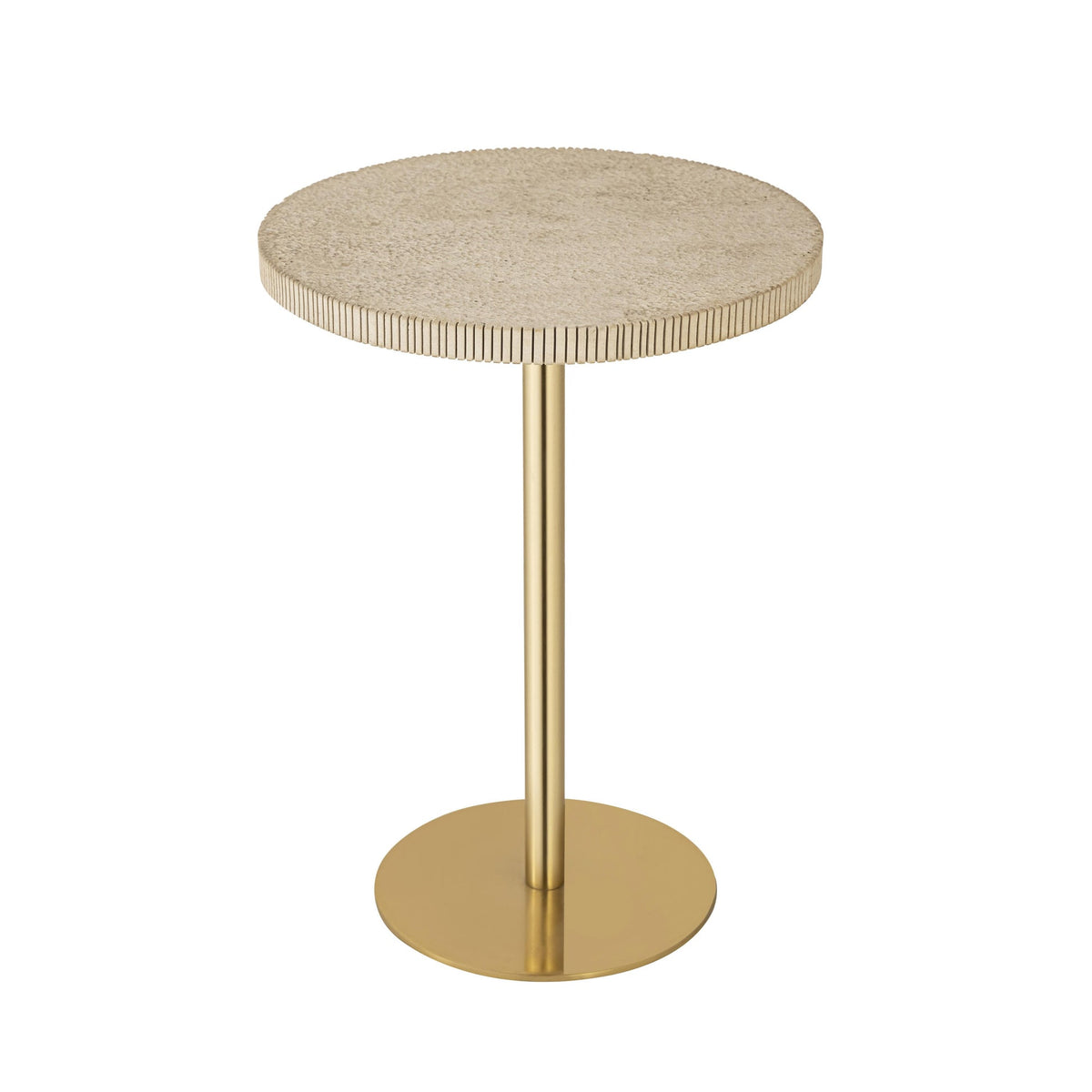 Fiona Gold Stone Side Table | BeBoldFurniture