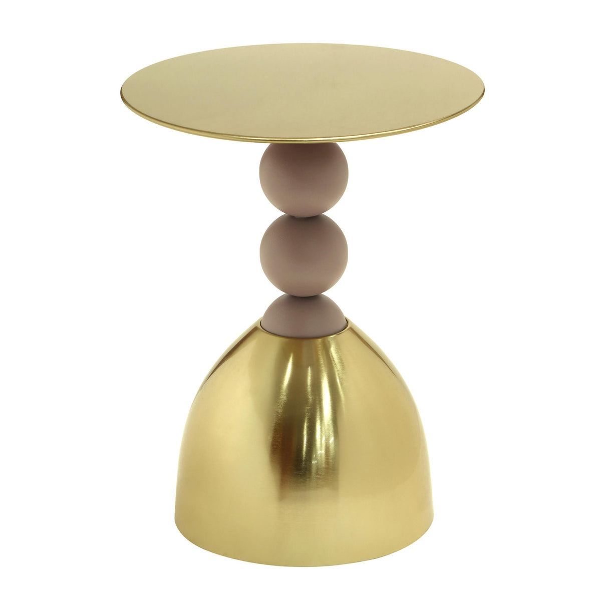 Daleyza Gold Side Table | BeBoldFurniture