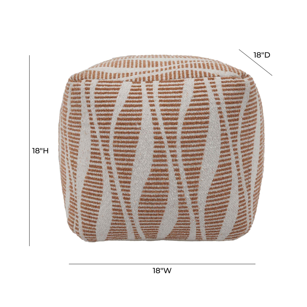 Ember Woven Pouf | BeBoldFurniture