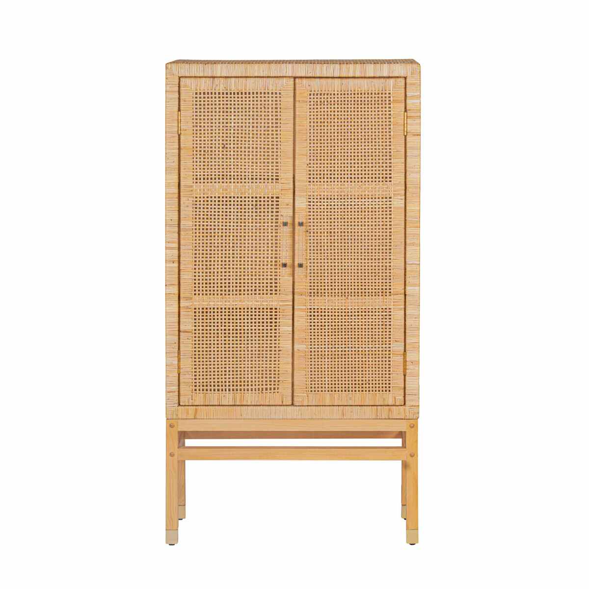 Amara Natural Woven Rattan Cabinet In Houston | BeBoldFurniture 