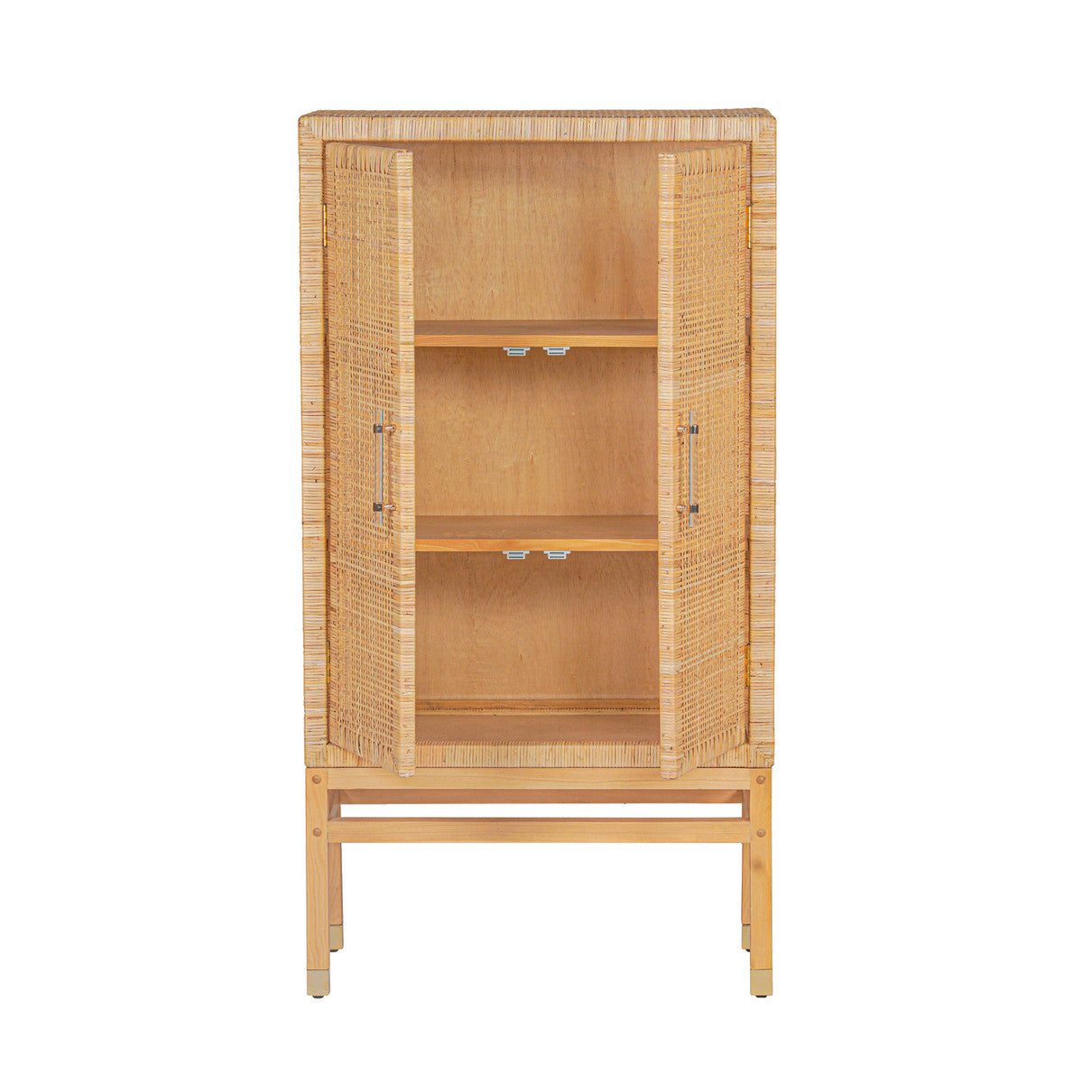 Amara Natural Woven Rattan Cabinet In Houston | BeBoldFurniture 